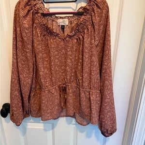 Women's Floral Pink Blouse